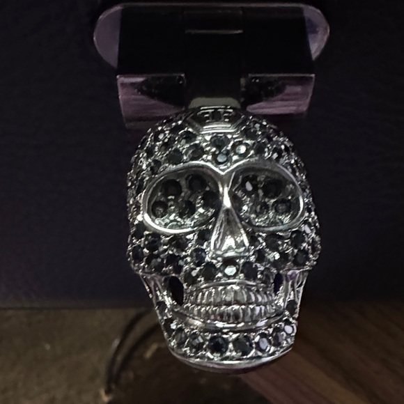 Philipp Plein Weapon iconic Skull Bowling Handbag - Picture 8 of 9